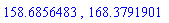 158.6856483, 168.3791901