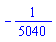 -1/5040