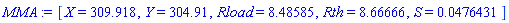 [X = 309.918, Y = 304.91, Rload = 8.48585, Rth = 8.66666, S = 0.476431e-1]