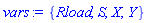 {Rload, S, X, Y}