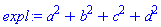 a^2+b^2+c^2+d^2
