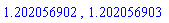 1.202056902, 1.202056903