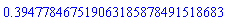 .394778467519063185878491518683