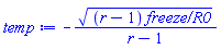 -((r-1)*`freeze/R0`)^(1/2)/(r-1)