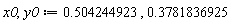x0, y0 := .504244923, .3781836925