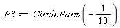 P3 := CircleParm(-1/10)