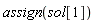 assign(sol[1])