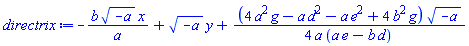 -b*(-a)^(1/2)*x/a+(-a)^(1/2)*y+(1/4)*(4*a^2*g-a*d^2-a*e^2+4*b^2*g)*(-a)^(1/2)/(a*(a*e-b*d))