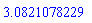 3.0821078229312709283098875637620572421420677248231