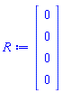 Vector(4, {(1) = 0, (2) = 0, (3) = 0, (4) = 0})