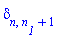 Physics:-KroneckerDelta[n, n__1+1]