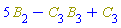 5*B[2]-Physics:-`*`(C[3], B[3])+C[3]