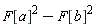 F[a]^2-F[b]^2