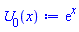 exp(x)