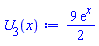 (9/2)*exp(x)