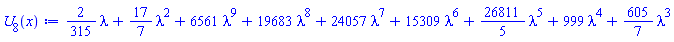 (2/315)*lambda+(17/7)*lambda^2+6561*lambda^9+19683*lambda^8+24057*lambda^7+15309*lambda^6+(26811/5)*lambda^5+999*lambda^4+(605/7)*lambda^3