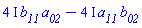 (4*I)*b__11*a__02-(4*I)*a__11*b__02