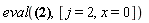 eval(8*(x*y^2+2)^(-1-j)*(32*j^4+(-208*x*y^2-96)*j^3+(366*x^2*y^4+216*x*y^2+88)*j^2+(-180*x^3*y^6+18*x^2*y^4-56*x*y^2-24)*j+15*x^4*y^8-60*x^3*y^6+12*x^2*y^4)*pochhammer(-j, j)*(y^2)^j/((x*y^2+2)^4*y^4), [j = 2, x = 0])