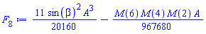 (11/20160)*sin(beta)^2*A^3-(1/967680)*M(6)*M(4)*M(2)*A