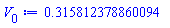 HFloat(0.3158123788600939)
