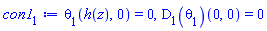 theta[1](h(z), 0) = 0, (D[1](theta[1]))(0, 0) = 0