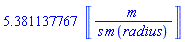 5.381137767*Units:-Unit(m/(s*m(radius)))