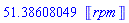 51.38608049*Units:-Unit(rpm)