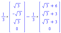 `%+`(`%*`(1/3, Vector[column](%id = 36893488148299434812)), -`%*`(1/3, Vector[column](%id = 36893488148299434932)))