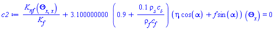 K__nf*(diff(diff(Theta(x), x), x))/K__f+3.100000000*(.9+.1*rho__s*c__s/(rho__f*c__f))*(eta*cos(alpha)+f(x)*sin(alpha))*(diff(Theta(x), x)) = 0