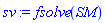 fsolve(SM)