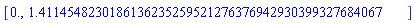 [0., 1.4114548230186136235259521276376942930399327684067]