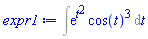 Int(exp(t^2)*cos(t)^3, t)