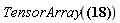 TensorArray(Physics:-Tetrads:-e_[a, mu]*Physics:-Tetrads:-e_[b, `~mu`] = Physics:-Tetrads:-eta_[a, b])