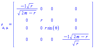 Physics:-Tetrads:-e_[a, mu] = Matrix(%id = 36893488153385360668)
