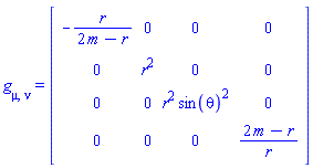 Physics:-g_[mu, nu] = Matrix(%id = 36893488151970552996)