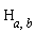 Eta[a, b]