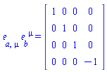 Physics:-Tetrads:-e_[a, mu]*Physics:-Tetrads:-e_[b, `~mu`] = Matrix(%id = 36893488153619389964)