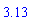 3.13
