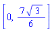 [0, (7/6)*3^(1/2)]