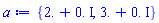 {2.+0.*I, 3.+0.*I}