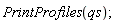 PrintProfiles(qs)