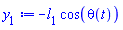 y[1] := -l[1]*cos(theta(t))