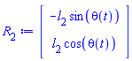 Vector(2, {(1) = -l[2]*sin(theta(t)), (2) = l[2]*cos(theta(t))})
