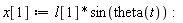 x[1] := l[1]*sin(theta(t))