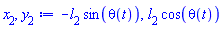 -l[2]*sin(theta(t)), l[2]*cos(theta(t))