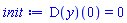 (D(y))(0) = 0