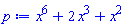 x^6+2*x^3+x^2