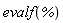 evalf(%)