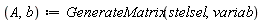 A, b := GenerateMatrix(stelsel, variab)