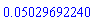 0.5029692240e-1